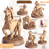 Iama The Llama 3D-printed model